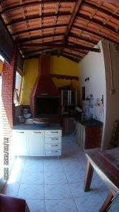 Køkken eller tekøkken på A Casa do Chef Ubatuba + 5 billeder