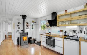 Dapur atau dapur kecil di 4 Bedroom Stunning Home In Thyholm +16 gambar
