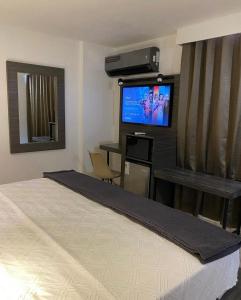 Μια τηλεόραση ή/και κέντρο ψυχαγωγίας στο Hotel Princesa Plaza