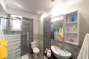 A bathroom at Chania Design Suites