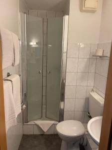 Koupelna v ubytování Residenz Hotel Wuppertal