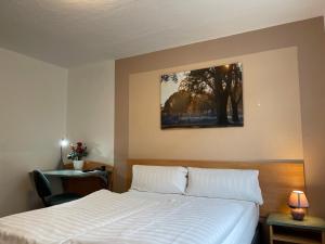 Postel nebo postele na pokoji v ubytování Residenz Hotel Wuppertal