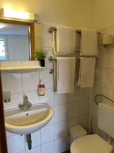 Koupelna v ubytování Residenz Hotel Wuppertal