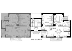 Plán poschodí v ubytovaní Esperos Studios and Apartments, #6