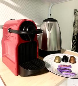 Kaffemaskin og/eller vannkoker på Le Corbusier - Cosy & SPA