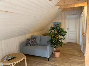 Posezení v ubytování Apartments im Schwedenstil