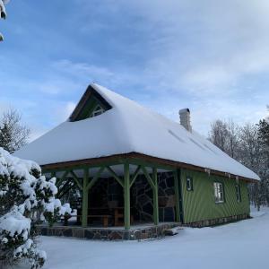 Kernuti House durante l'inverno