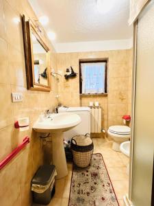 Koupelna v ubytování Maison Mont-Blanc
