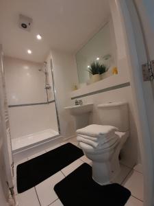 Et badeværelse på Docklands 2 bedroom 2 Bath
