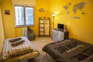 A bed or beds in a room at Casa Felice