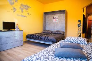A bed or beds in a room at Casa Felice