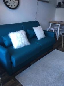 Posezení v ubytování Studio 1 cabine chalet club III refait à neuf