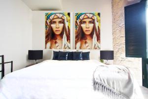 Postel nebo postele na pokoji v ubytování AmazINN Places Casco Viejo Billiard table and Pool + 12 fotografií