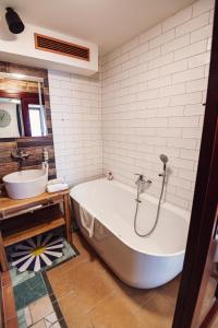 Koupelna v ubytování Šumava Inn