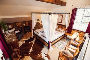 Istumisnurk majutusasutuses Šumava Inn