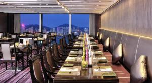 ห้องอาหารหรือที่รับประทานอาหารของ InterContinental Grand Stanford Hong Kong by IHG