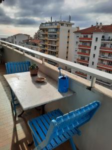 Balkón alebo terasa v ubytovaní Appart proche plage avec grand balcon