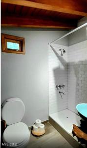 Ванная комната в Zorro Azul - Corazón de la Isla - Tierra del Fuego