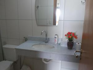Koupelna v ubytování Paraíso dos Corais