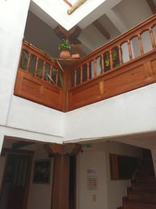 A balcony or terrace at Cemandy Hostal