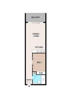 A planta de Pandanas Apt 1 (U will love it)
