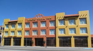 una rappresentazione della parte anteriore della moorea villa inn di Monte Villa Hotel a Monte Vista
