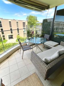 Balkón nebo terasa v ubytování Cape Homes St-Sulpice