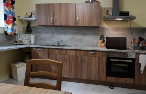 Kuchyň nebo kuchyňský kout v ubytování Ferienwohnung Lintz