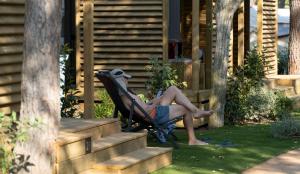 Zahrada ubytování Camping & Bungalows Platja Brava