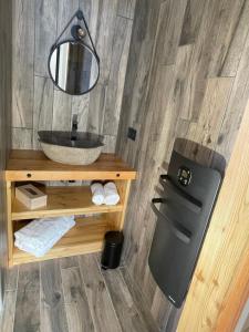 Koupelna v ubytování Appart Hôtel Le JAS