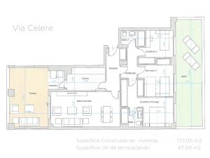 Plan piętra w obiekcie VACATION MARBELLA I Via Celere, Huge Terrace, Brand New Complex, Close to the Beach, Marbella Center