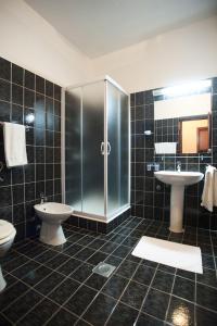 Koupelna v ubytování Hotel Zephyr - Plovanija