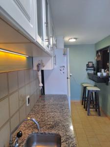 una cocina con fregadero y encimera en Vision2000, en Bahía Blanca