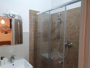 Koupelna v ubytování B&B Ranieri