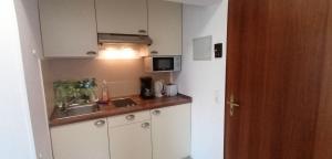 Kuchyň nebo kuchyňský kout v ubytování Sylter-Besserburg-App-10