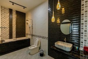 Kylpyhuone majoituspaikassa Pak Nam Resort