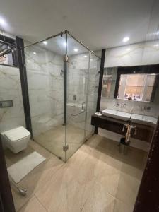 Koupelna v ubytování Hotel Goa Continental - Baga