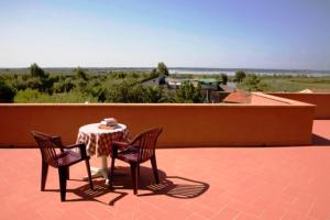 Balkón nebo terasa v ubytování Hotel Le Rotonde