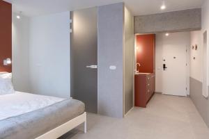 Posteľ alebo postele v izbe v ubytovaní Odra Apartments