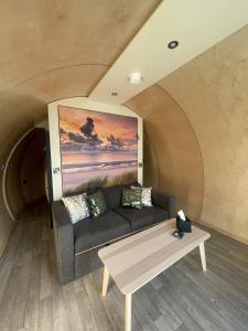 Posezení v ubytování Belmullet Glamping