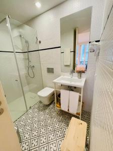 Phòng tắm tại Oporto Chic & Cozy - Mercadores