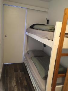Postel nebo postele na pokoji v ubytování Studio 1 cabine chalet club III refait à neuf