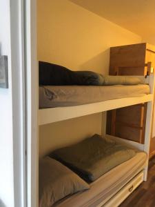 Postel nebo postele na pokoji v ubytování Studio 1 cabine chalet club III refait à neuf
