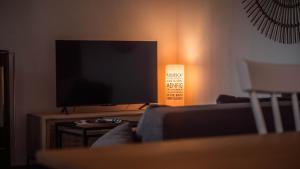 TV a/nebo společenská místnost v ubytování TY HOLEN