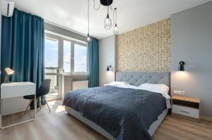 Lova arba lovos apgyvendinimo įstaigoje 525 Cozy apartment in residential complex ''Beresteiskyi''