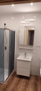 Kúpeľňa v ubytovaní Bacio-Bacio Apartamenty + 22 fotografií