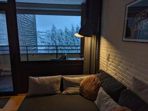 Ein Sitzbereich in der Unterkunft 2minBikepark&Ski - Loft Lotte - bikes lockable