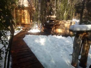 Cabañas Serendipia Bariloche v zimě