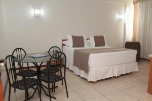 Postel nebo postele na pokoji v ubytování Hotel del Príncipe