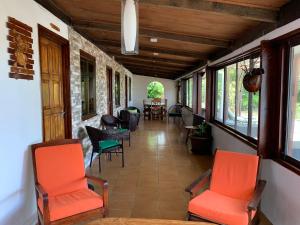 Istumisnurk majutusasutuses Amitie Chalets Praslin